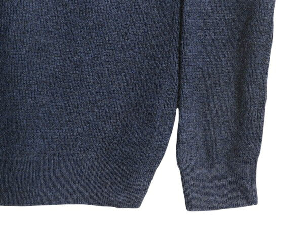 パタゴニア メリノ ウール 長袖 ワッフル ニット セーター レディース S 古着 16年製 Patagonia アウトドア 無地 薄手 クルーネック 青 紺