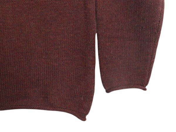 90s 00s J CREW ロールネック ウール ニット セーター メンズ L 程/ 90年代 00年代 オールド ジェイクルー 無地 ハイネック ヘビーウェイト