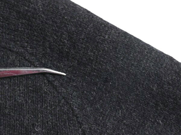 80s OLD GAP シェットランド ウール ニット カーディガン メンズ M ヴィンテージ ギャップ セーター 前開き 重ね着 ポケット付き ボーダー