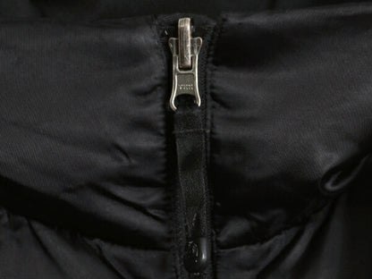 US企画 ノースフェイス ナイロン ダウン ベスト レディース XS 古着 The North Face フルジップ キルティング 550フィル 重ね着 前開き 黒