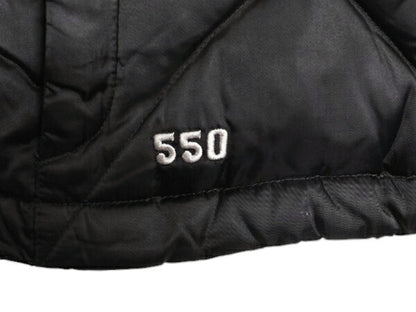 US企画 ノースフェイス ナイロン ダウン ベスト レディース XS 古着 The North Face フルジップ キルティング 550フィル 重ね着 前開き 黒