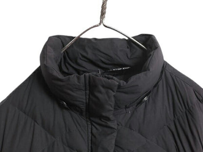 US企画 ノースフェイス ロング ダウン コート レディース L / 古着 The North Face アウトドア パーカー ナイロン ジャケット 550フィル 黒