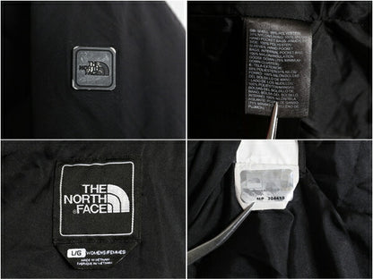 US企画 ノースフェイス ロング ダウン コート レディース L / 古着 The North Face アウトドア パーカー ナイロン ジャケット 550フィル 黒