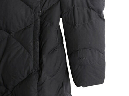US企画 ノースフェイス ロング ダウン コート レディース L / 古着 The North Face アウトドア パーカー ナイロン ジャケット 550フィル 黒