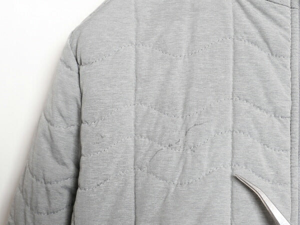 US企画 ノースフェイス 中綿 キルティング ナイロン ジャケット レディース L / 古着 The North Face ジャンパー フルジップ アウトドア 灰