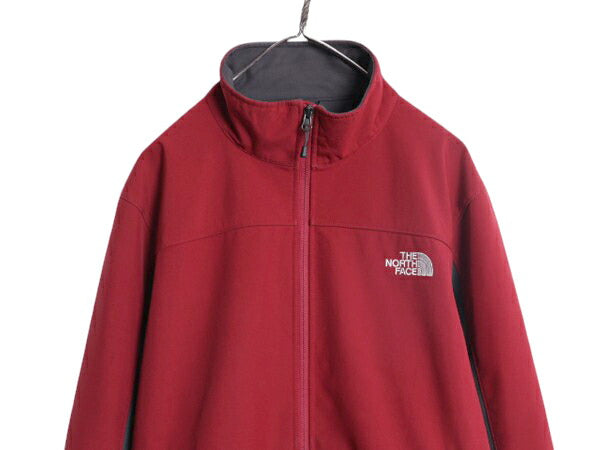 US企画 ノースフェイス APEX ソフトシェル ジャケット メンズ XL / ブルゾン フルジップ ハイネック 裏 フリース ストレッチ 大きいサイズ