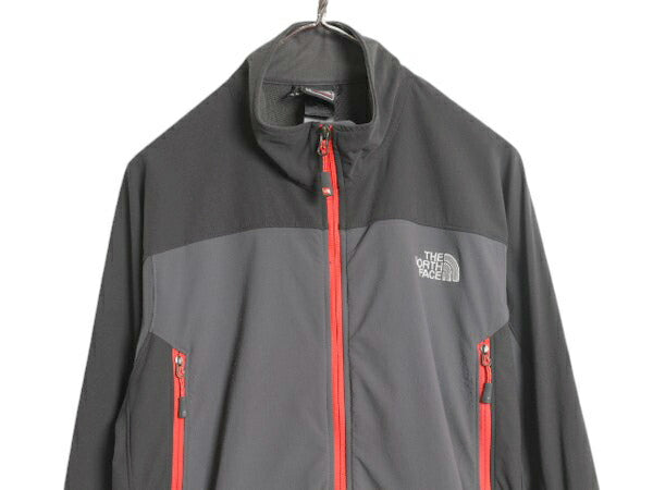 ノースフェイス サミット シリーズ APEX ソフトシェル ジャケット メンズ L / 古着 アウトドア ブルゾン フルジップ ストレッチ ツートン