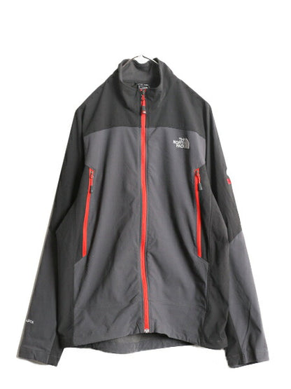 ノースフェイス サミット シリーズ APEX ソフトシェル ジャケット メンズ L / 古着 アウトドア ブルゾン フルジップ ストレッチ ツートン