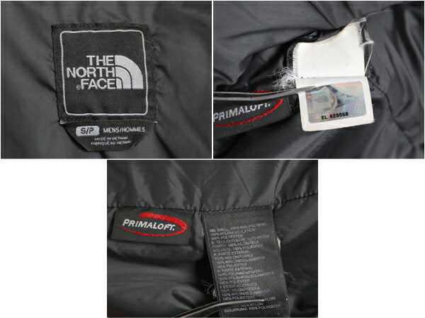 ノースフェイス 中綿 ナイロン ジャケット メンズ S The North Face フルジップ ブルゾン アウトドア ハイネック ワンポイント パッカブル
