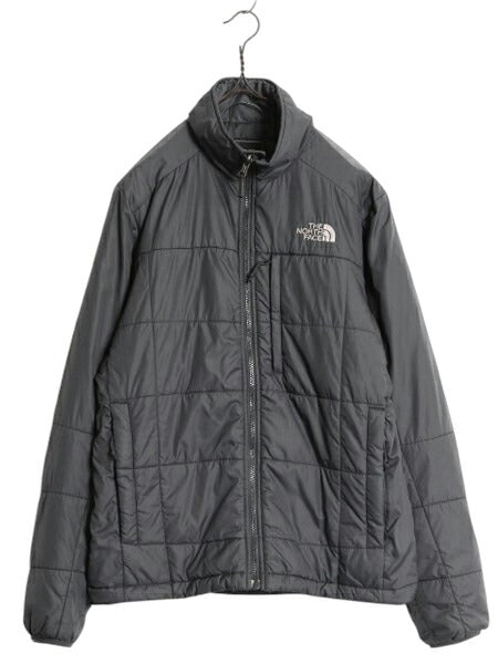 ノースフェイス 中綿 ナイロン ジャケット メンズ S The North Face フルジップ ブルゾン アウトドア ハイネック ワンポイント パッカブル