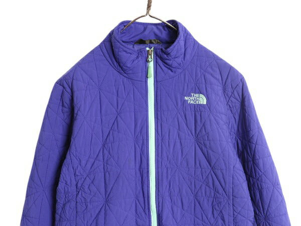 US企画 ノースフェイス 中綿 キルティング ナイロン ジャケット レディース XL / 古着 The North Face ジャンパー フルジップ 大きいサイズ