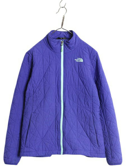 US企画 ノースフェイス 中綿 キルティング ナイロン ジャケット レディース XL / 古着 The North Face ジャンパー フルジップ 大きいサイズ