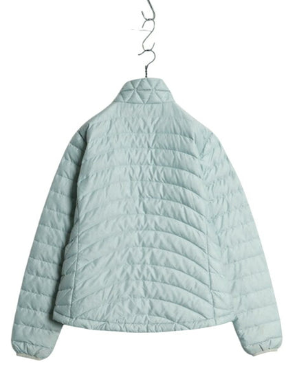 パタゴニア ダウン セーター レディース L 古着 08年製 Patagonia ナイロン ジャケット アウター ブルゾン アウトドア パッカブル グリーン