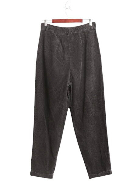 90s OLD GAP 太畝 コーデュロイ パンツ レディース M 程 実寸 31 29 古着 オールド ギャップ ツータック スラックス テーパード コーズ 茶