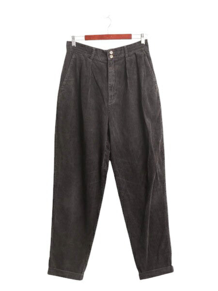 90s OLD GAP 太畝 コーデュロイ パンツ レディース M 程 実寸 31 29 古着 オールド ギャップ ツータック スラックス テーパード コーズ 茶