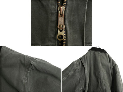 US企画 カーハート トラディショナル コート メンズ XL / CARHARTT ダック ジャケット ブルゾン 中綿 キルティング ライナー モス グリーン
