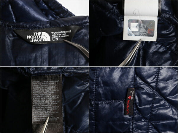 ノースフェイス 中綿 ナイロン パーカー ジャケット レディース L 古着 The North Face サーモボール キルティング パッカブル フルジップ