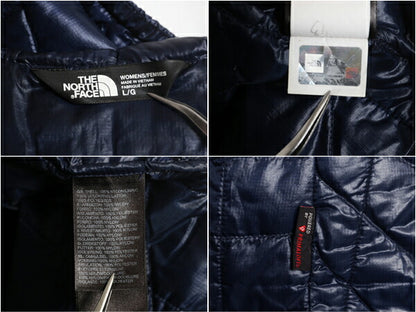 ノースフェイス 中綿 ナイロン パーカー ジャケット レディース L 古着 The North Face サーモボール キルティング パッカブル フルジップ