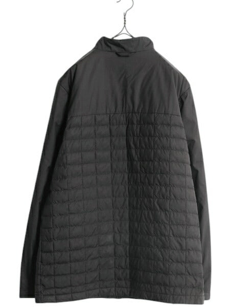 US企画 ノースフェイス 中綿 キルティング ナイロン ジャケット メンズ M / 古着 The North Face アウトドア サーモボール ジャンパー 黒