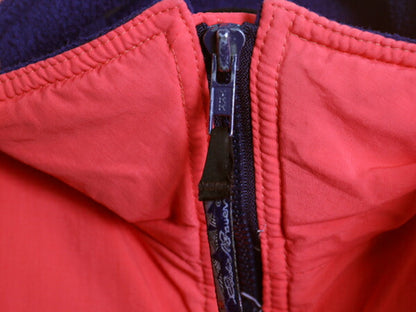 80s USA製 エディーバウアー ナイロン ジャケット レディース S ヴィンテージ 黒タグ Eddie Bauer 裏 フリース ブルゾン ウインドフォイル