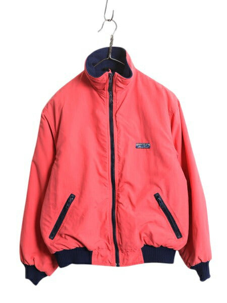 80s USA製 エディーバウアー ナイロン ジャケット レディース S ヴィンテージ 黒タグ Eddie Bauer 裏 フリース ブルゾン ウインドフォイル