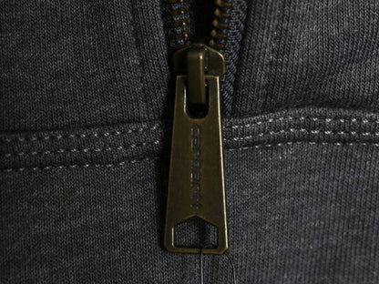デッドストック US企画 カーハート ハーフジップ スウェット メンズ XL 新品 Rain Defender  トレーナー ハイネック 大きいサイズ 企業 灰