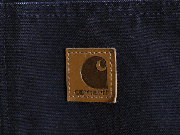 US企画 カーハート アクティブ ジャケット メンズ XL / CARHARTT ダック パーカー 中綿 キルティング ライナー フルジップ 企業 ネイビー
