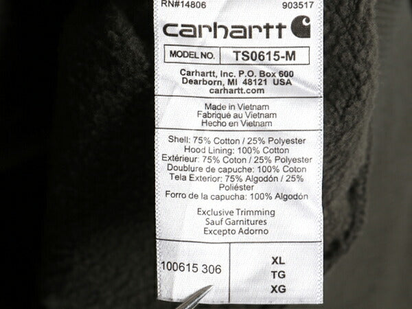 US企画 カーハート スウェット フード パーカー メンズ XL 古着 CARHARTT Rain Defender ヘビーウェイト トレーナー プルオーバー 撥水加工