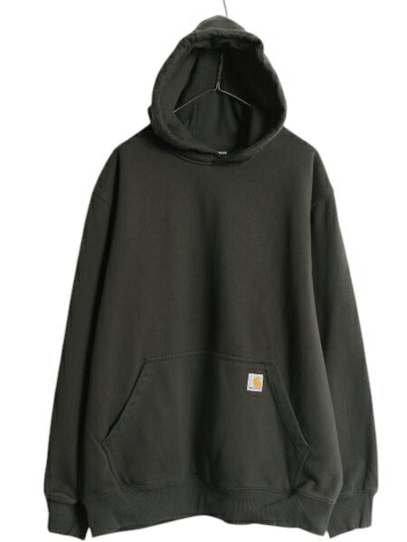 US企画 カーハート スウェット フード パーカー メンズ XL 古着 CARHARTT Rain Defender ヘビーウェイト トレーナー プルオーバー 撥水加工