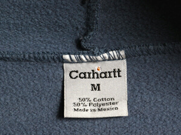 カーハート スウェット フード パーカー メンズ M / 古着 CARHARTT トレーナー スエット ミドルウェイト プルオーバー 裏起毛 ワンポイント