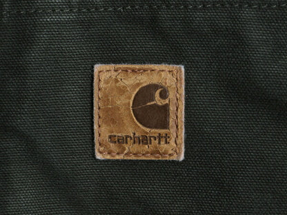 US企画 カーハート アクティブ ジャケット メンズ XXXL / CARHARTT ダック パーカー 中綿 キルティング ライナー フルジップ モス グリーン