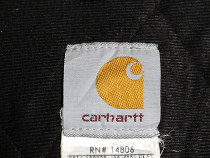US企画 カーハート アクティブ ジャケット メンズ XXXL / CARHARTT ダック パーカー 中綿 キルティング ライナー フルジップ モス グリーン