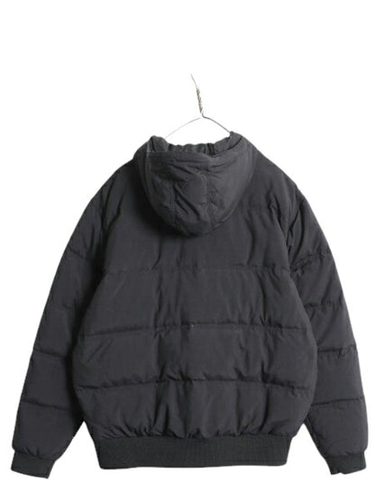 US企画 カーハート ダウン アクティブ ジャケット メンズ M 古着 CARHARTT ナイロン パーカー フルジップ ワーク ジャンパー 550フィル 黒