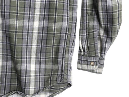 80s カーハート チェック ヘビー フランネル シャツ メンズ L 程/ 80年代 ヴィンテージ Carhartt ワーク コットン ネルシャツ ポケット付き