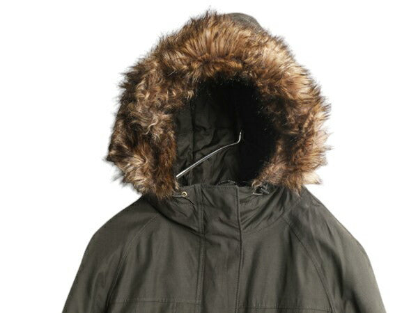 US企画 ノースフェイス ブルックリン ダウン ジャケット レディース S / The North Face HYVENT ロング コート パーカー ジャンパー カーキ