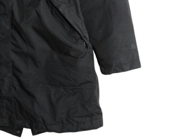 US企画 ノースフェイス アークティック ダウン パーカー レディース L / 古着 The North Face ジャケット DRYVENT ロング コート ブラック