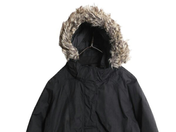 US企画 ノースフェイス アークティック ダウン パーカー レディース L / 古着 The North Face ジャケット DRYVENT ロング コート ブラック