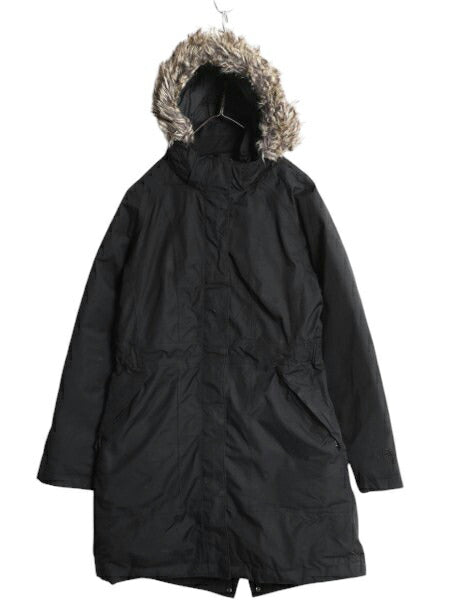 US企画 ノースフェイス アークティック ダウン パーカー レディース L / 古着 The North Face ジャケット DRYVENT ロング コート ブラック