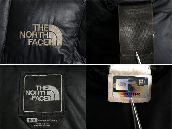 US企画 ノースフェイス ロング ダウン コート レディース M / The North Face アウトドア パーカー ジャケット キルティング 600フィル 黒