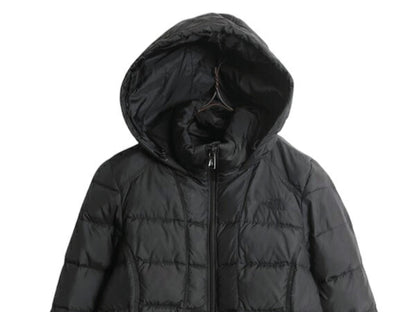 US企画 ノースフェイス ゴッサム ダウン ジャケット レディース S / The North Face アウトドア 550フィル フード パーカー フルジップ 黒