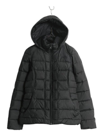 US企画 ノースフェイス ゴッサム ダウン ジャケット レディース S / The North Face アウトドア 550フィル フード パーカー フルジップ 黒