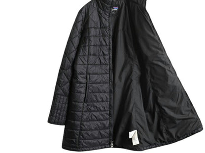 パタゴニア ラダリー パーカー レディース M 古着 18年製 中綿 ナイロン キルティング ジャケット フルジップ ジャンパー ロング コート 黒