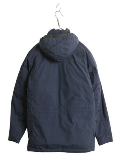 ノースフェイス マクマード ダウン パーカー ジャケット メンズ XS 古着 The North face 550フィル ナイロン DryVent  ブルゾン フルジップ