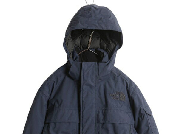 ノースフェイス マクマード ダウン パーカー ジャケット メンズ XS 古着 The North face 550フィル ナイロン DryVent  ブルゾン フルジップ