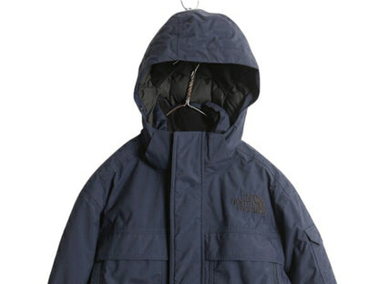 ノースフェイス マクマード ダウン パーカー ジャケット メンズ XS 古着 The North face 550フィル ナイロン DryVent  ブルゾン フルジップ