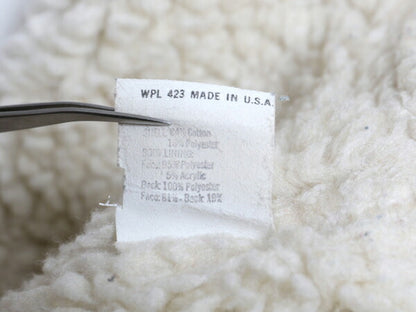 70s USA製 リーバイス 裏 ボア コーデュロイ ベスト メンズ M 古着 ヴィンテージ LEVIS 細畝 重ね着 前開き パイル フリース ポケット付き
