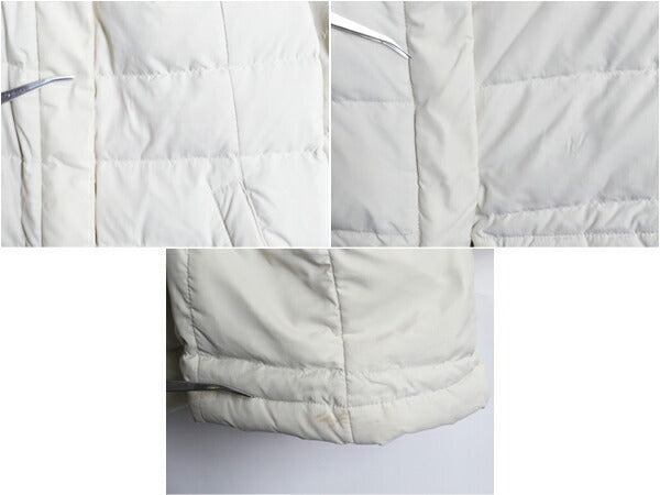 ノースフェイス ロング ダウン コート レディース M 白 The North Face アウトドア パーカー ジャケット キルティング 600フィル ホワイト