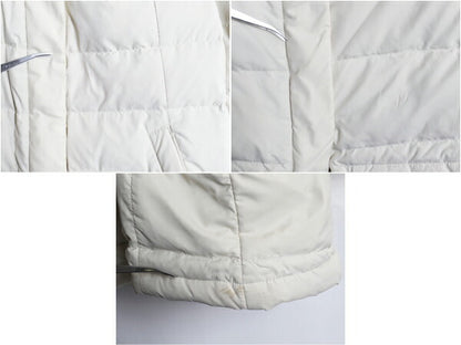 ノースフェイス ロング ダウン コート レディース M 白 The North Face アウトドア パーカー ジャケット キルティング 600フィル ホワイト