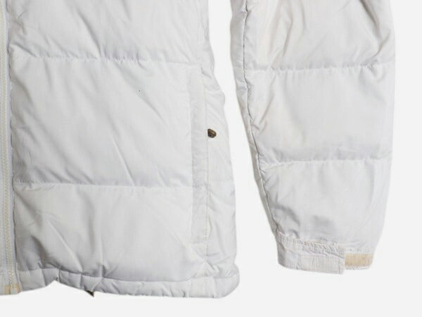 ノースフェイス ヌプシ ダウン ジャケット レディース XL / The North face NUPTSE アウトドア ナイロン 700フィル ハイネック ブルゾン 白