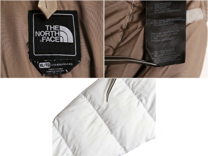 ノースフェイス ヌプシ ダウン ジャケット レディース XL / The North face NUPTSE アウトドア ナイロン 700フィル ハイネック ブルゾン 白